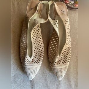 Jeffrey Campbell Bianca Tan Suede Slingback Ketten Heel Pumps Size 10 NEW